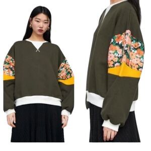 ZARA Women's Green Oversized Sweater  Sz Small